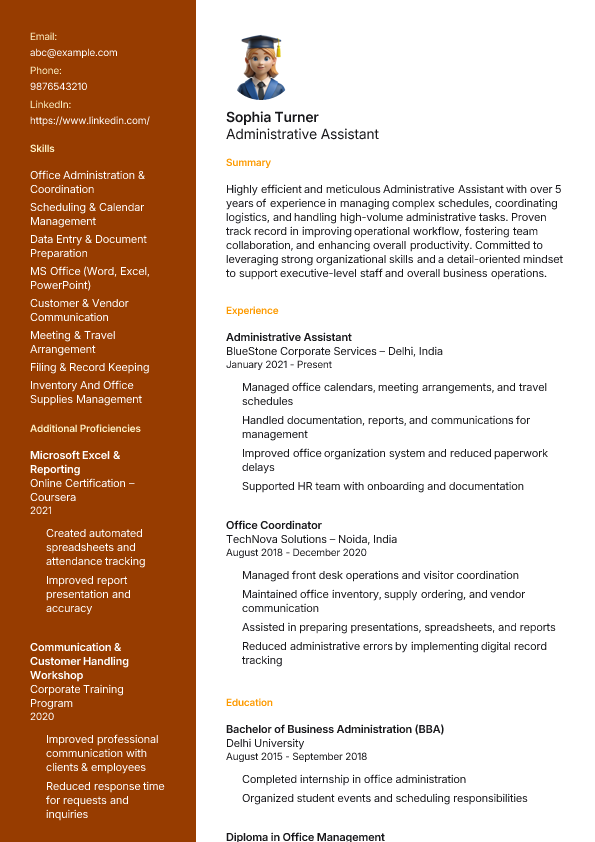 Tight Spacing template preview