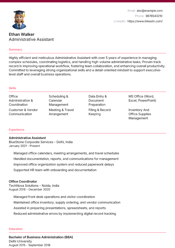 Dotted Template template preview