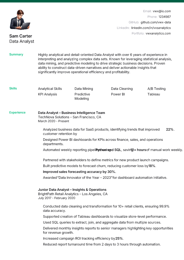 resume template